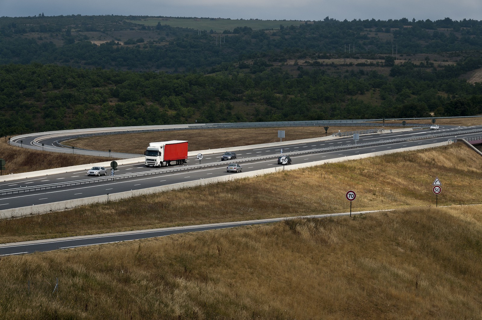 Sortie d'autoroute