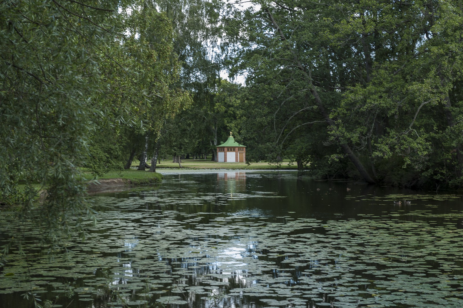 Bassin avec pavillon